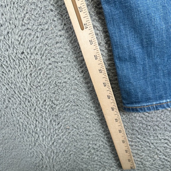 Maurices Jeans Womens 29x29 Blue Cotton Denim Skinny Leg Faded Stretch Workwear - Picture 10 of 12